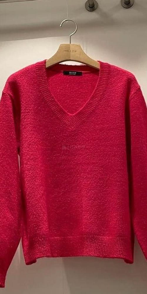 YELLOW - Korean Children Fashion - #Kfashion4kids - Rich Rich V Knit Tee