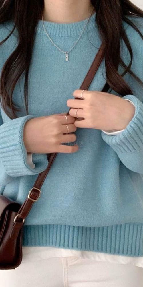 YELLOW - Korean Children Fashion - #Kfashion4kids - Pick Me Round Knit Tee - 11