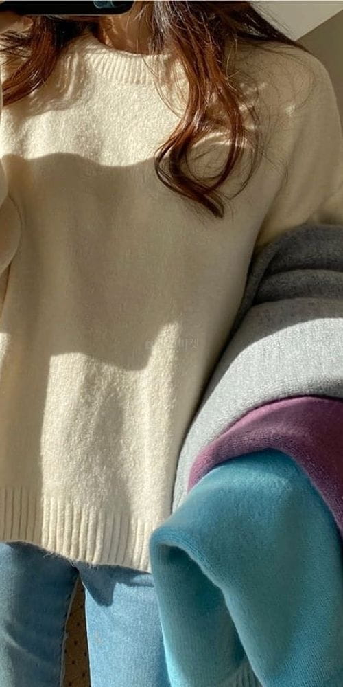 YELLOW - Korean Children Fashion - #Kfashion4kids - Pick Me Round Knit Tee - 4