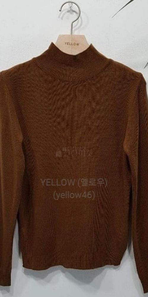 YELLOW - Korean Children Fashion - #Kfashion4kids - Odri Half Turtleneck  - 4