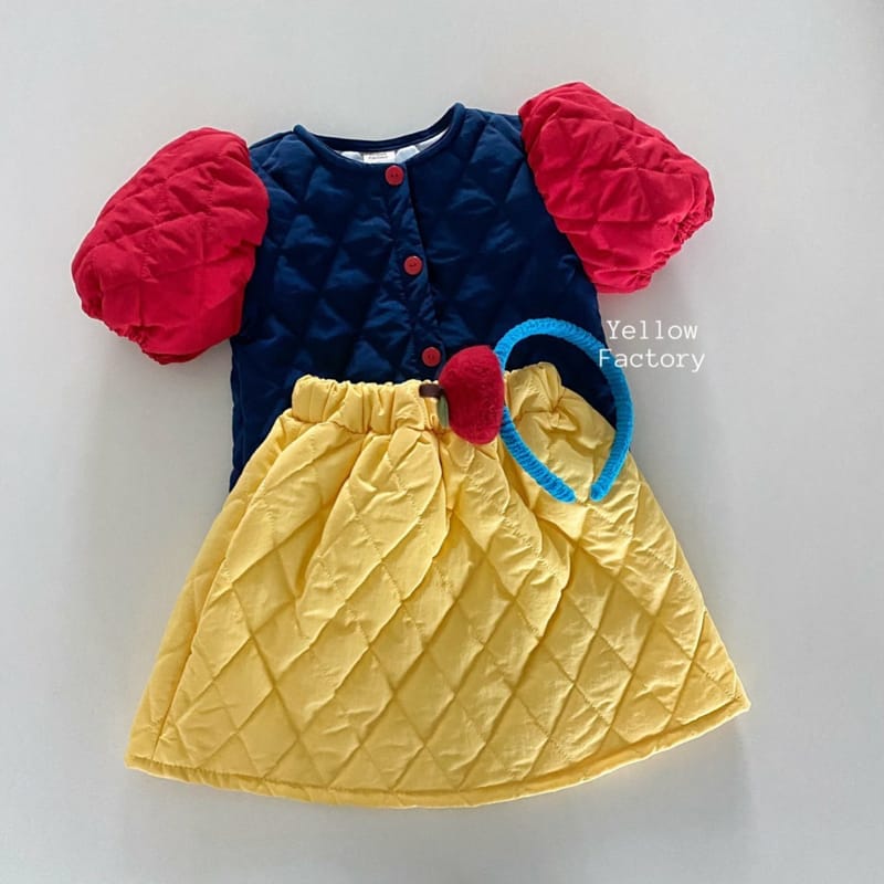 YELLOW FACTORY - Korean Children Fashion - #Kfashion4kids - Snow White Top Bottom Set - 2