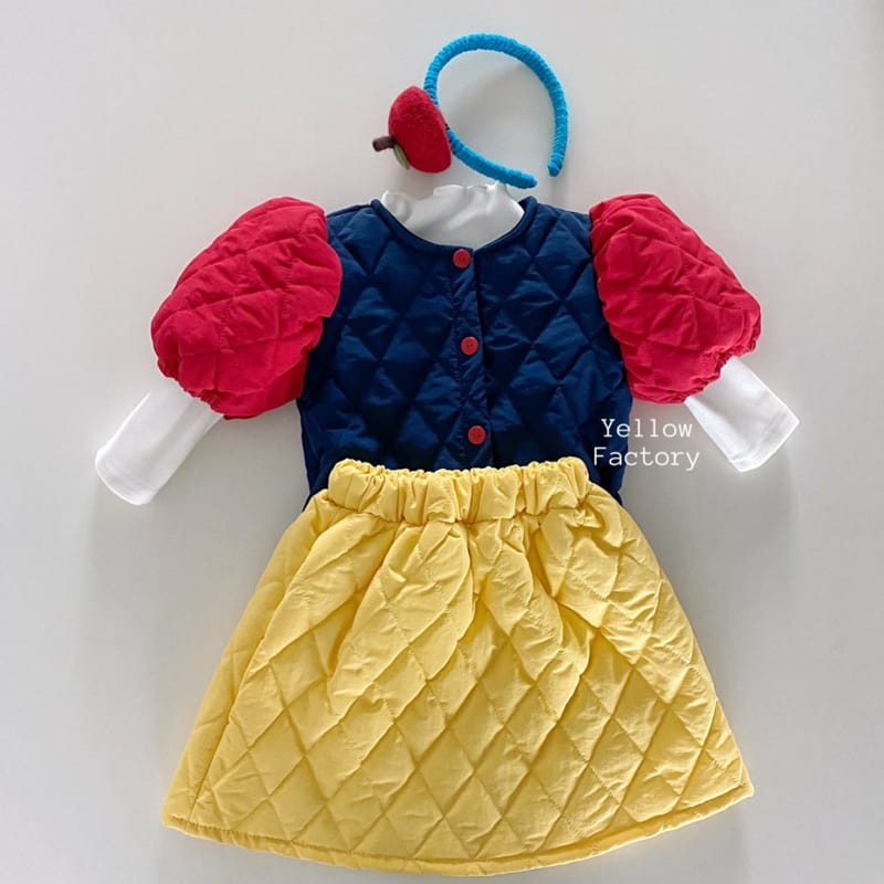 YELLOW FACTORY - Korean Children Fashion - #Kfashion4kids - Snow White Top Bottom Set - 3